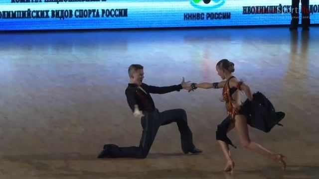 Олиниченко Никита - Пусторнакова Елизавета, 1/2 Pasodoble смотреть онлайн