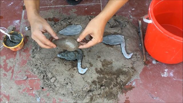 Creative Ideas with Cement For Garden | Making Small Fish Tank and Flower Pots | Beautiful and easy смотреть онлайн
