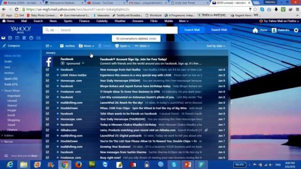 How to delete yahoo mail easily