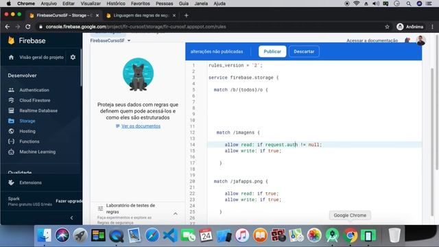 FIREBASE STORAGE Regras de Segurança - Parte 3 - CRIANDO REGRAS AUTENTICAÇÃO смотреть онлайн