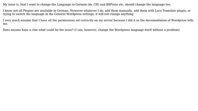 Wordpress: Wordpress change Language not working смотреть онлайн