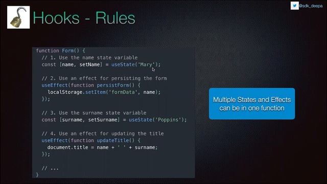 React Chicago January 2022 - "React Components, States and Hooks" by Deepa Subramanian смотреть онлайн