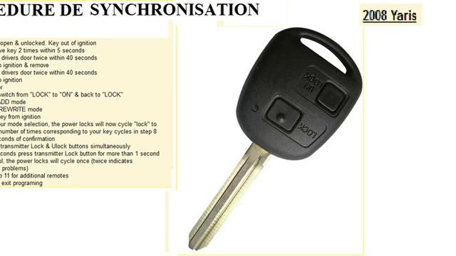 HOW TO PROGRAM REMOTE KEY Toyota Corolla, Celica, Rav4, Land Cruiser, Avensis rukus aurion смотреть онлайн