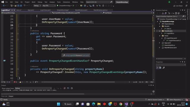 WPF C# MVVM Sample Application смотреть онлайн