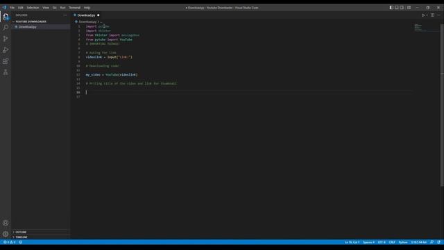How to make a Youtube Downloader In Python || Python Tutorials || смотреть онлайн