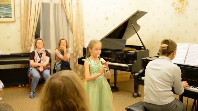 Майборода Виктория М Глинка "Жаворонок" блокфлейта смотреть онлайн