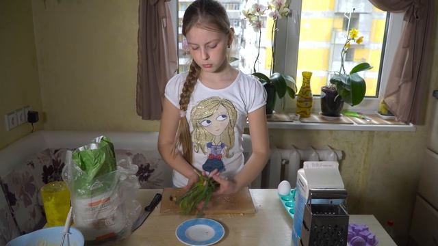 Как приготовить вкусные маффины с ветчиной и сыром. Мое первое видео!!! смотреть онлайн