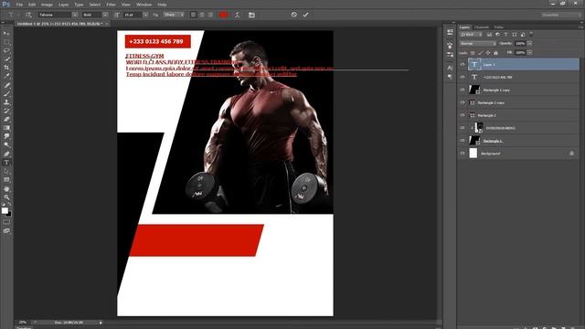 Photoshop Tutorial | How to design a FLYER in 5 MINS смотреть онлайн