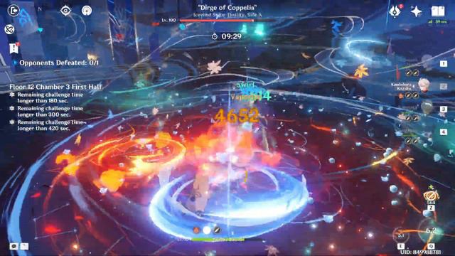 C0 Ayato Vape & C0 Furina Hyperbloom | NEW 4.5 Spiral Abyss | 9 Star | Genshin Impact смотреть онлайн