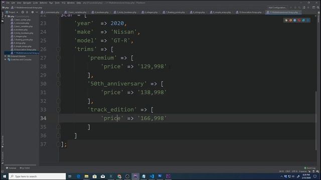 Multidimensional Arrays - PHP - P11 смотреть онлайн