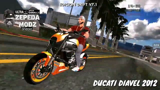 DUCATI DIAVEL 2012 HD PARA GTA SA ANDROID (DFF & TXD) смотреть онлайн