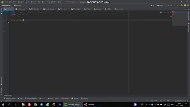 Списки в Python смотреть онлайн