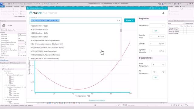 MagiCAD 2024 UR-1 for Revit – Manage fluids in MagiCAD dataset смотреть онлайн