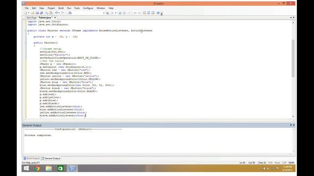 Introduction to Java GUI - Day 8 - Adding Color to Paint смотреть онлайн