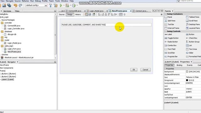 SQLite Login with Java - Part 6 смотреть онлайн