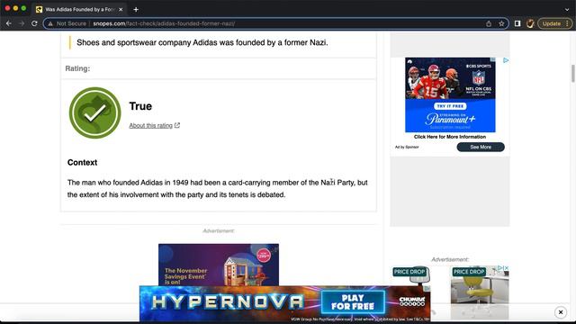 Adolf "Adi" Dassler and Adidas...hmm 🤔 смотреть онлайн
