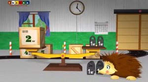 Учимся считать с ежиком Жекой  легко в игровой форме для малышей  1