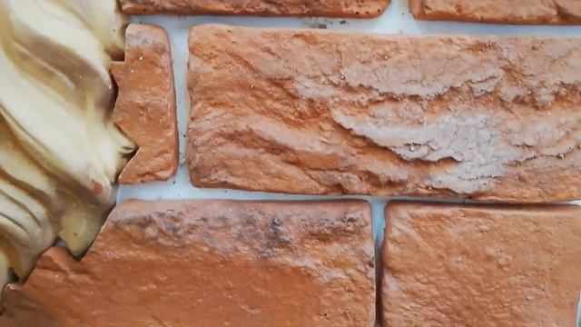 Гипсовый декоративный кирпич Шамотный смотреть онлайн