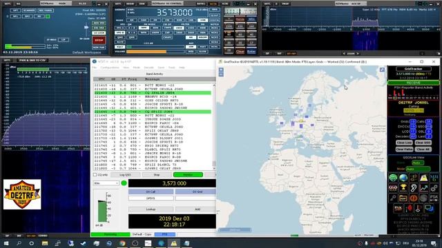 ? Funkamateur via Drahtantenne auf #80m Band #FT8 by DE2TRF? смотреть онлайн