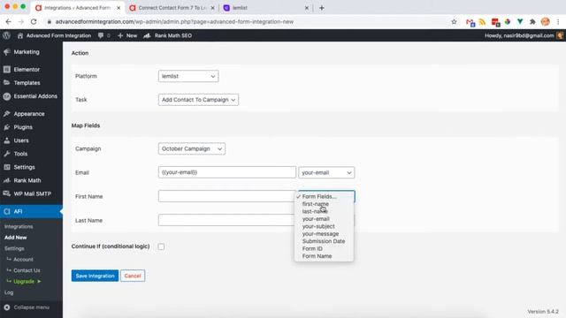 How to Connect Contact Form 7 to lemlist | Within 1 Minute смотреть онлайн