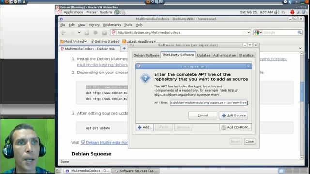 "The Debian Stable" Installing Multimedia Codecs смотреть онлайн