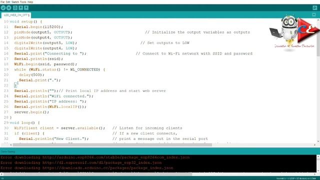 Beginners Nodemcu using LED ON and OFF using web server смотреть онлайн