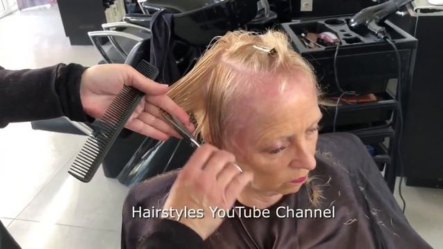 Короткая стрижка для женщин | короткие прически пикси | Учебник по стрижке пикси | Амаль Хермуз 202 смотреть онлайн