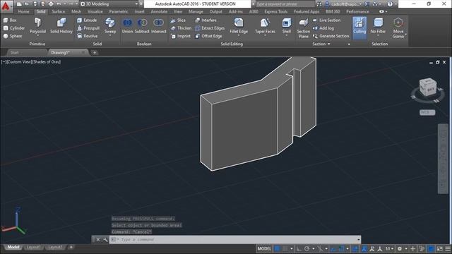 AutoCAD 2016 3D - Exercise 29 смотреть онлайн