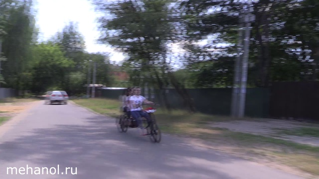 Электробайк лимузин, электровелосипед тандем