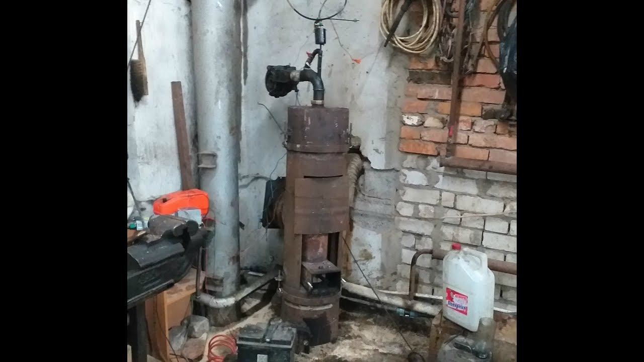 Минусы печки на отработке. смотреть онлайн