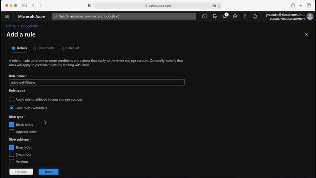 Уроки Microsoft Azure - Используем Lifecycle Management в Storage Account