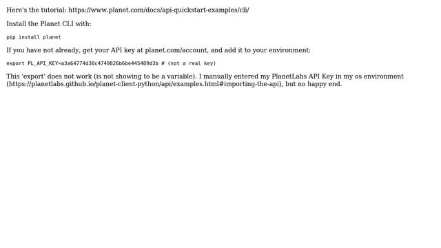 GIS: Not able to activate API Key for Planet Labs with Python (2 Solutions!!) смотреть онлайн