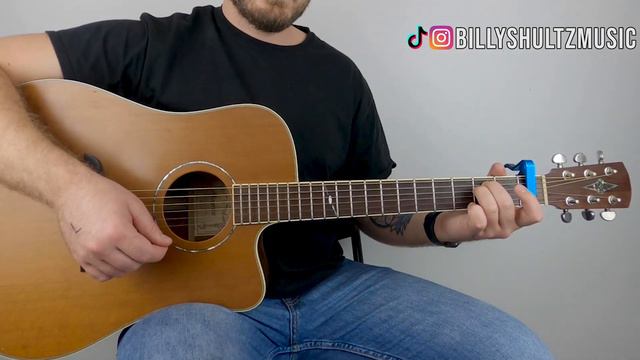 Juice WRLD, Kid Cudi - "All Life Long" Guitar Tutorial | EASY Guitar Chords + Lesson | смотреть онлайн