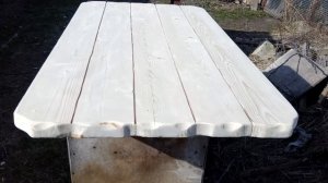 Стол из досок, своими руками.