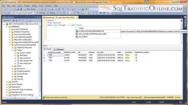 SQL Min Function - SQL Training Online - Quick Tips Ep23 смотреть онлайн