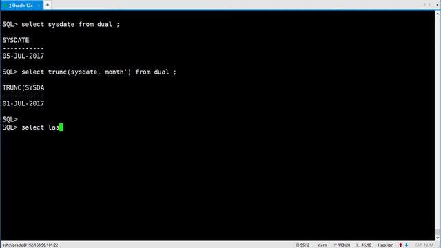 ORACLE: How to get FIRST and LAST day of a month ? смотреть онлайн