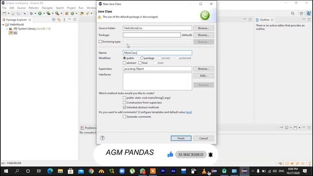 How to create and run JAVA project in Eclipse 2020, Urdu| Hindi смотреть онлайн