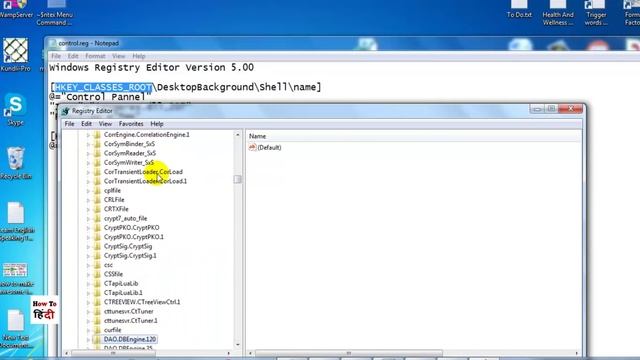 Add Any Your Name/Application/Software to the Windows Desktop Right Click Menu (Windows Tricks) смотреть онлайн