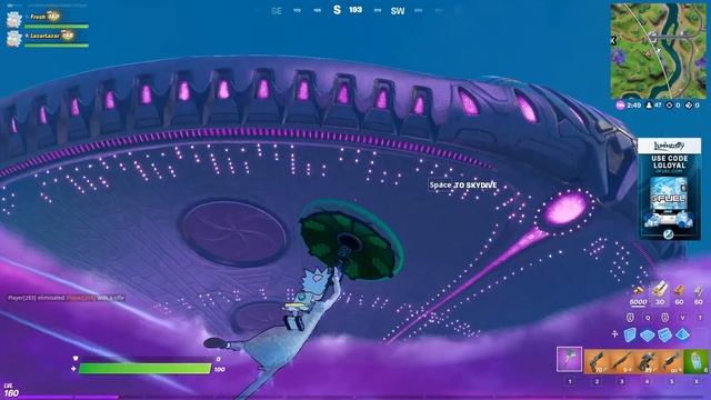 Streamers React to *NEW* "MOTHERSHIP INSIDE VAULT" & ALIENS in Fortnite UPDATE смотреть онлайн