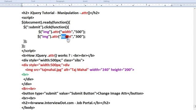 ATTR METHOD IN JQUERY DEMO TAMIL смотреть онлайн
