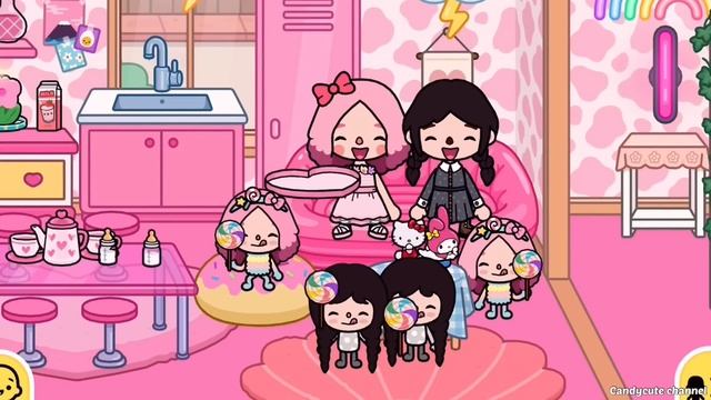 Wednesday Addams And Enid Compilation ?? | Toca Life Story | Toca Boca | Toca Life World смотреть онлайн