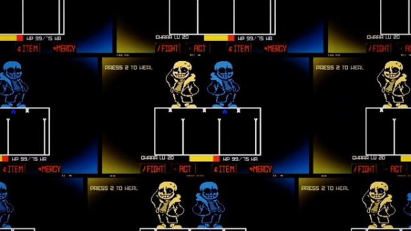 Undertale:Time paradox sans fight| Fan animation