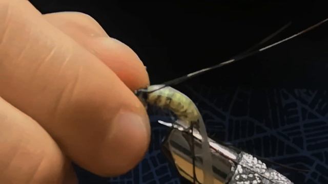 Имитация ручейника, шитика Caddis larva - точная копия. Ручейник как живой. Мушка для ловли хариус смотреть онлайн