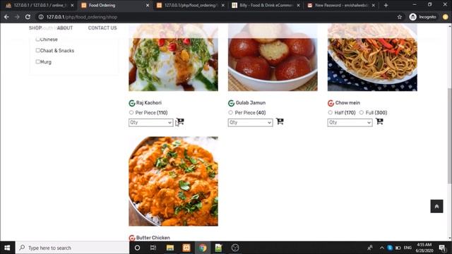 Step by step create an Online Food Ordering website using PHP - Part 12 (Add to Cart Functionality) смотреть онлайн