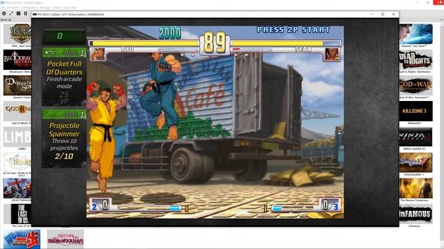 RPCS3 Street Fighter III: Third Strike Online Edition смотреть онлайн