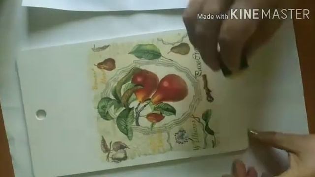 Показ мастер-класса «Разделочная доска в стиле «Декупаж» смотреть онлайн