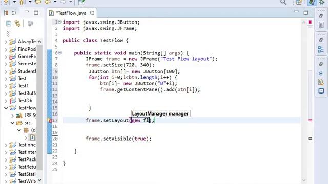 Java How to create flowlayout смотреть онлайн