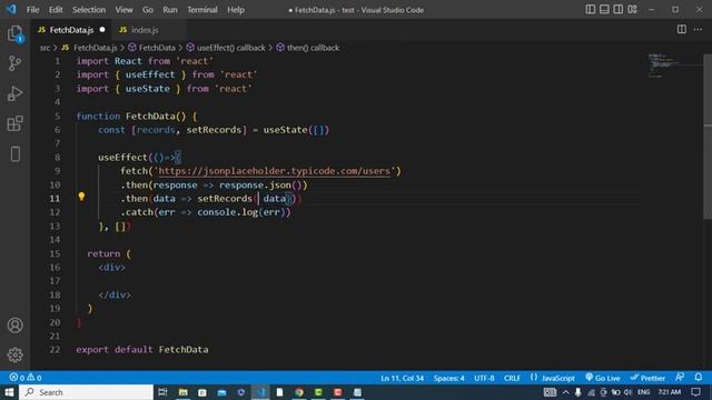 How to Fetch and Display data from API in React JS with Modern Fetch API смотреть онлайн