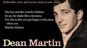Dean Martin - Mambo Italiano - Lyrics