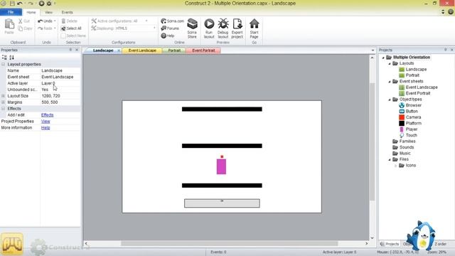 Mobile Multiple Screen Orientation - Tutorial Construct 2 смотреть онлайн